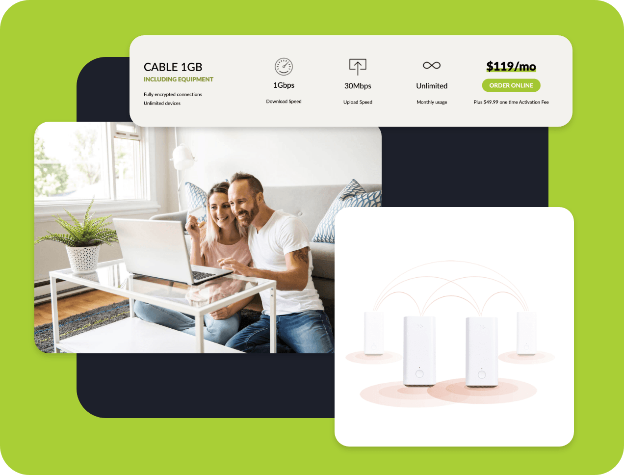 Lime Telenet banner