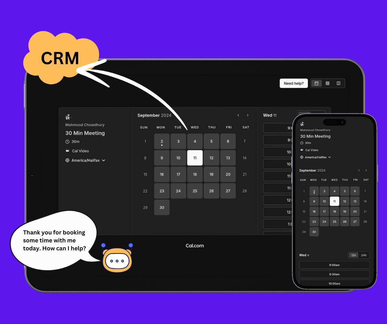 Streamlining Saas growth by 3X after integrating scheduling platform.