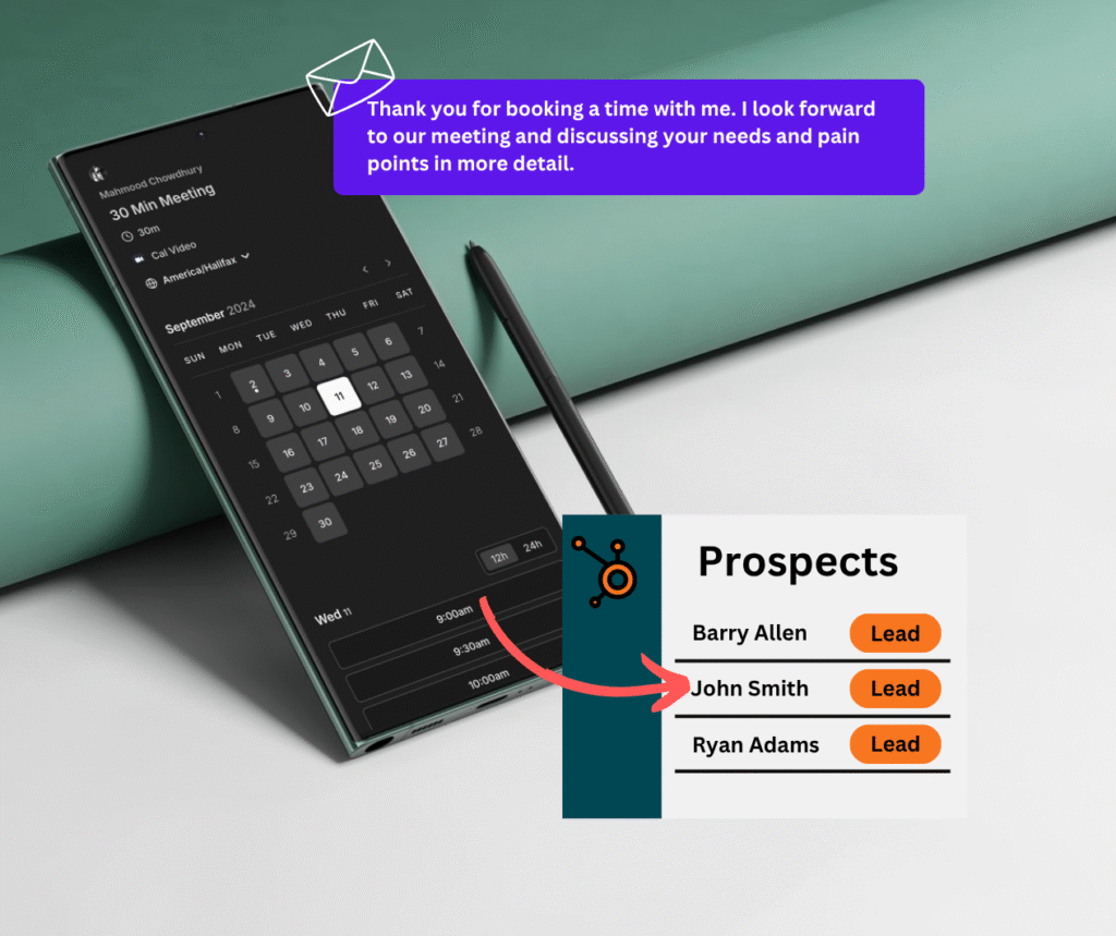 Generating lead journey-v2 Screenshot showing a prospects list, including names and relevant information.