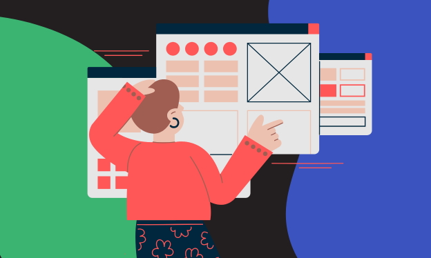 An image showing a complex, tangled user journey on one side and a simple, direct path on the other, illustrating how effective UX design leads to improved website conversion and better marketing results.