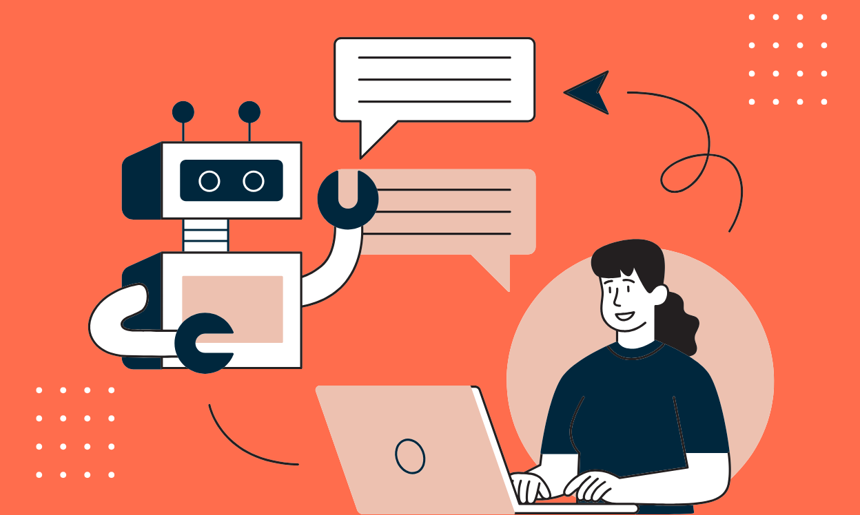 Infographic illustrating steps to enhance customer service using chatbots effectively.