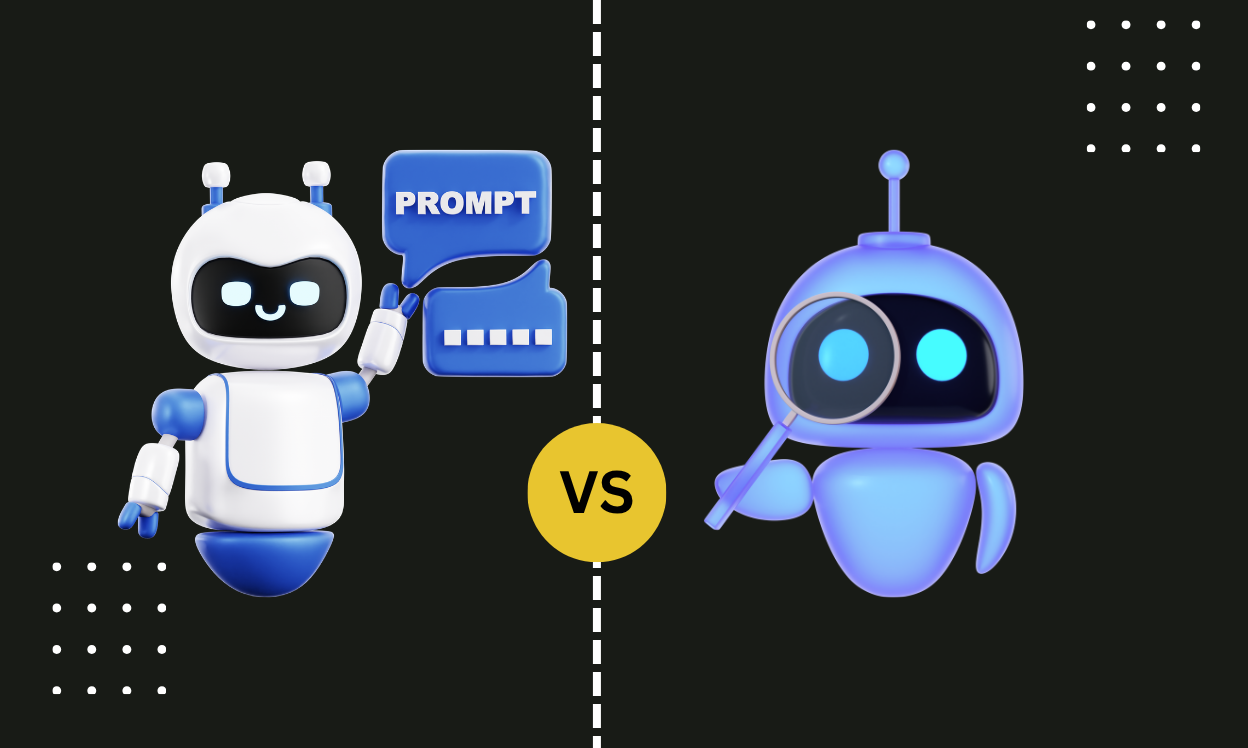 Visual representation of AI overview vs Traditional search